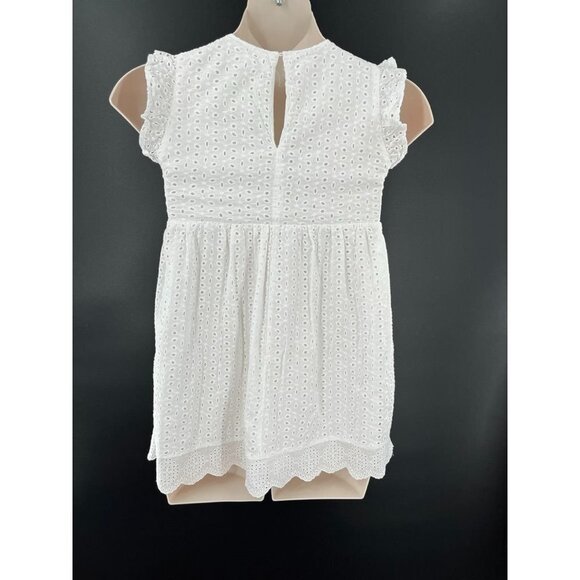 Talulah Eyelet Babydoll Dress White I've Got A Secret  Size S Built in Romper - Picture 5 of 10